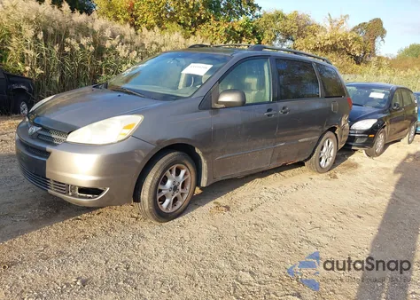 2004 Toyota Sienna Le из США, поврежденный, VIN 5TDBA23C54S012493